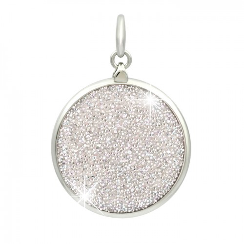 SWAROVSKI銀色水晶飾布迷你圓形MiMetro成人八達通