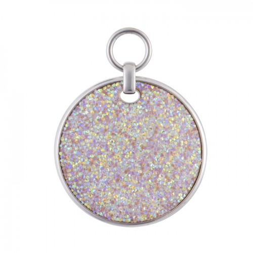 粉色星塵晶石綴圓型MiMetro成人八達通