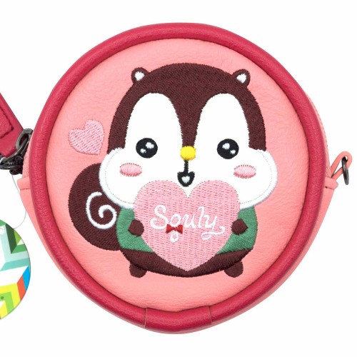 松鼠 Squly 刺繡零錢包